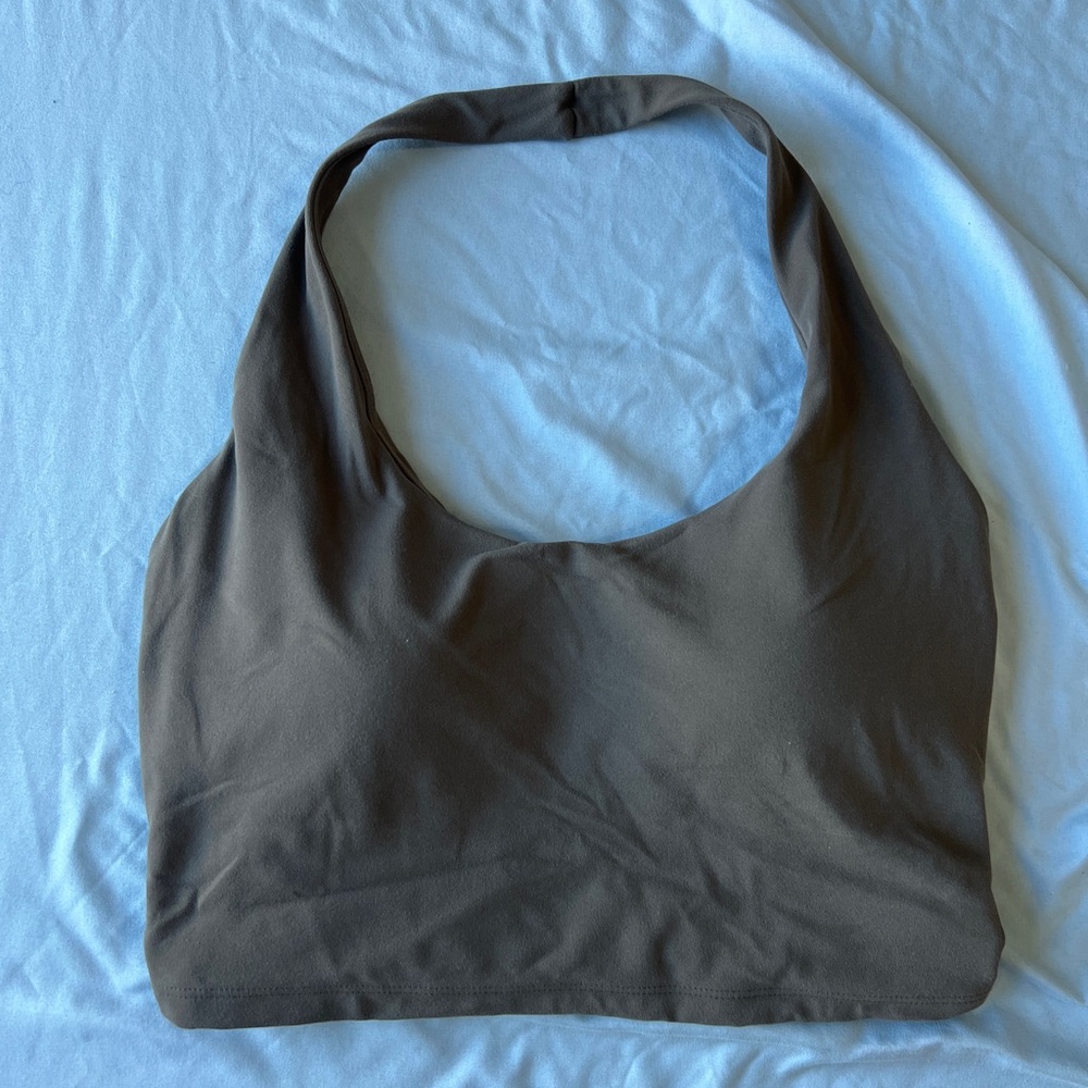 (5/$10) Sports Bra in Dark Khaki Grey - Size M